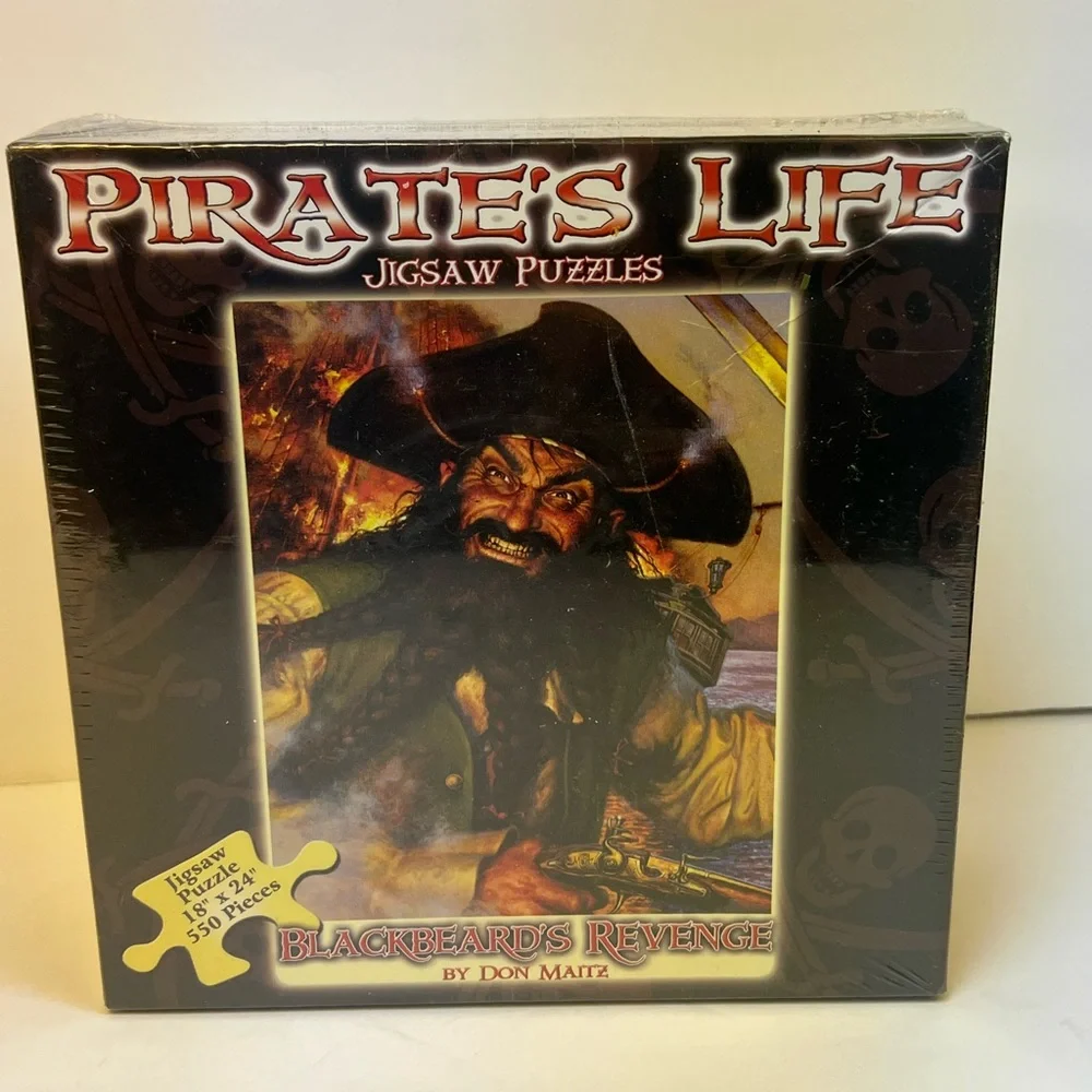 Pirates Life - Jigsaw Puzzle - sealed new in box - Size: 18”x‎ 24”, 550 pieces